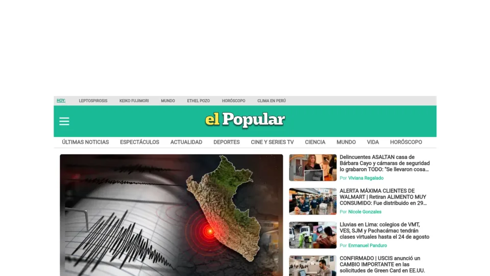 Captura de El Popular