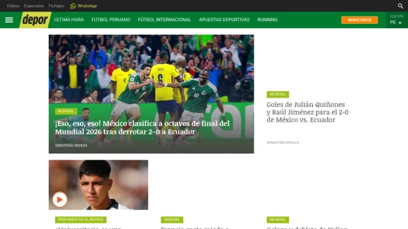 Captura de Depor