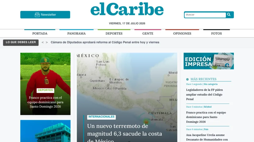 Captura de elCaribe