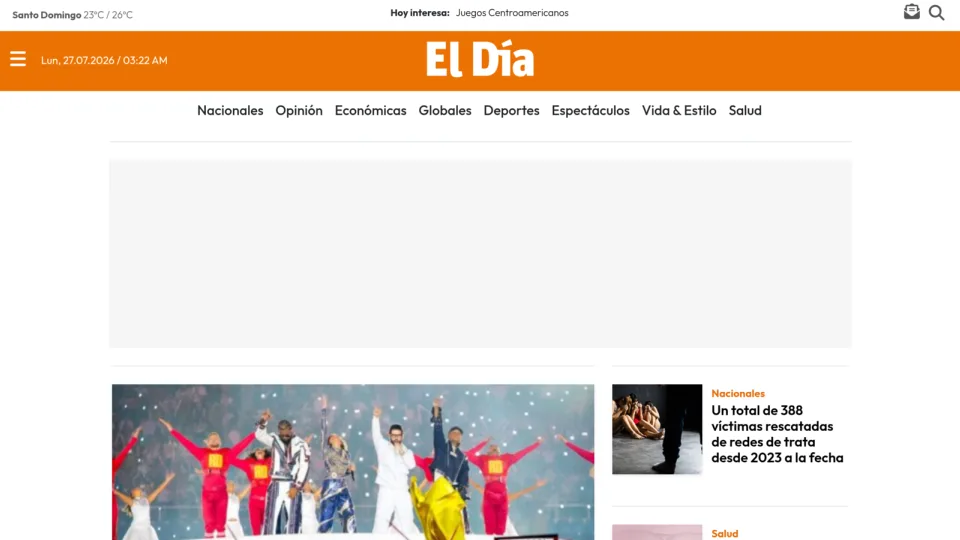 Captura de El Día