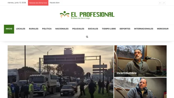 Captura de El Profesional