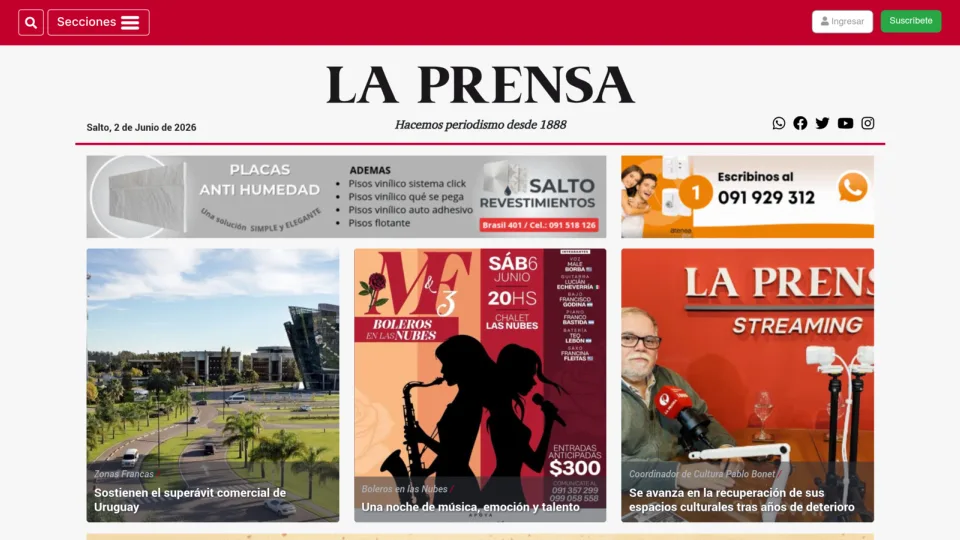 Captura de La Prensa