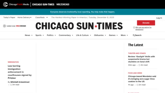 Captura de Chicago Suntimes