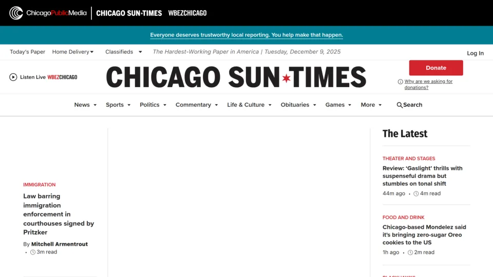 Captura de Chicago Suntimes