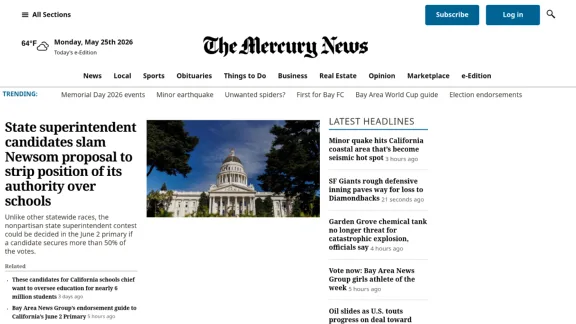 Captura de The Mercury News