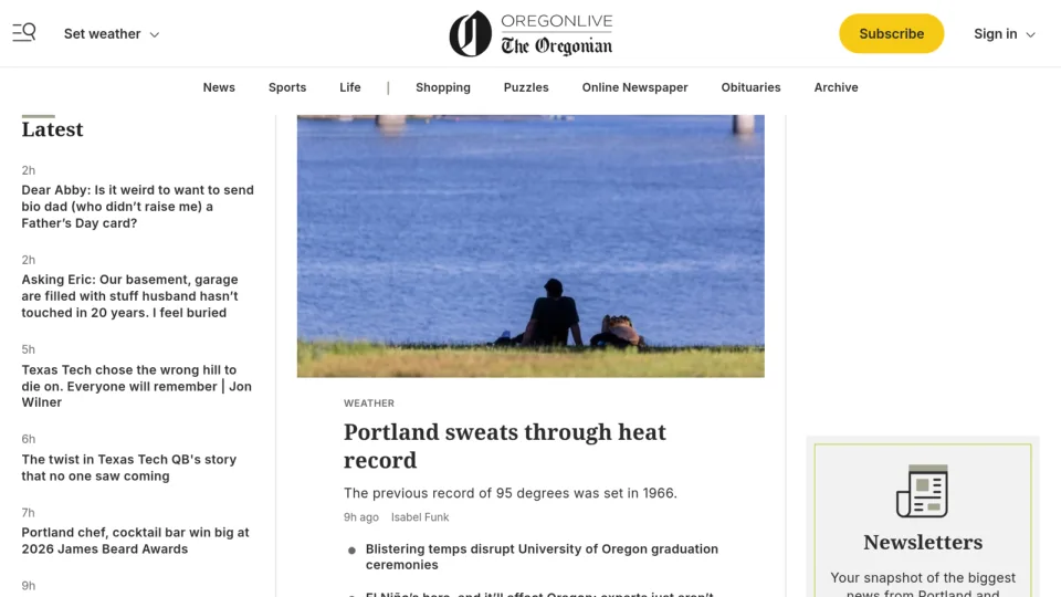 Captura de The Oregonian