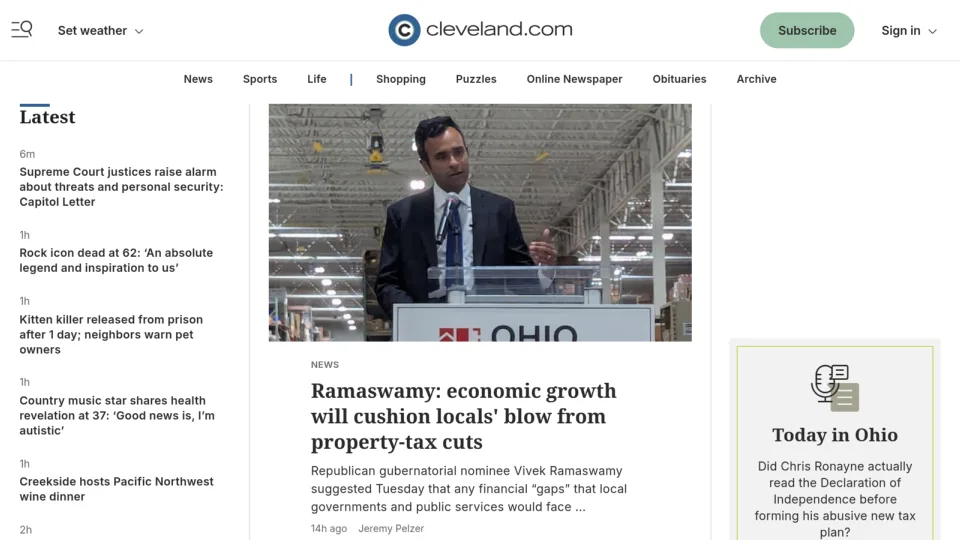 Captura de The Plain Dealer