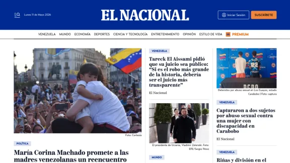 Captura de El Nacional