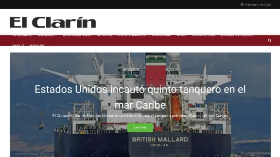 Captura de El Clarín