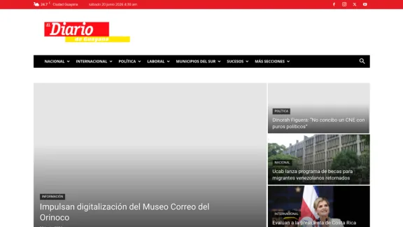 Captura de El Diario de Guayana