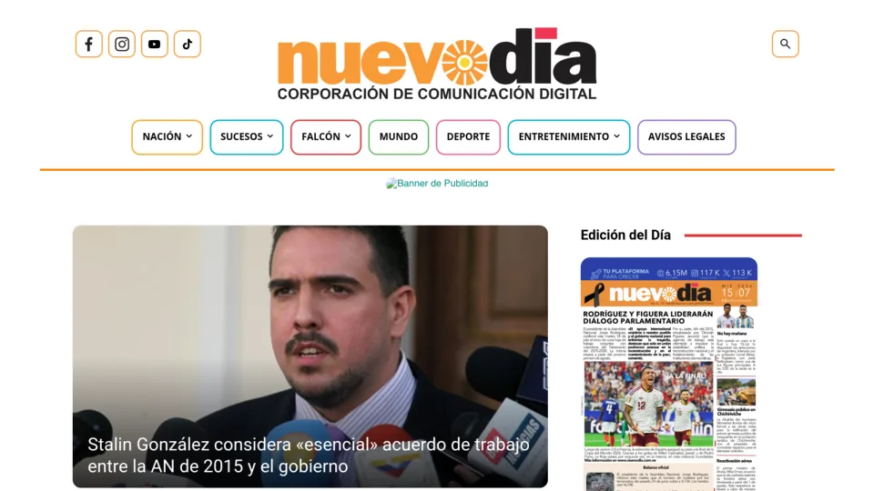 Captura de Nuevo Día