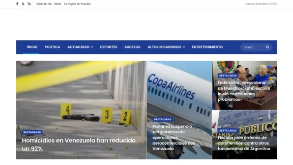 Captura de La Región