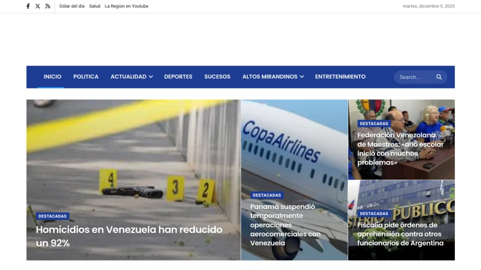 Captura de La Región
