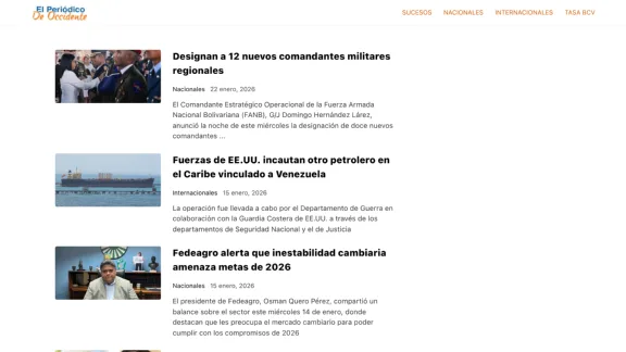 Captura de El Periódico de Occidente