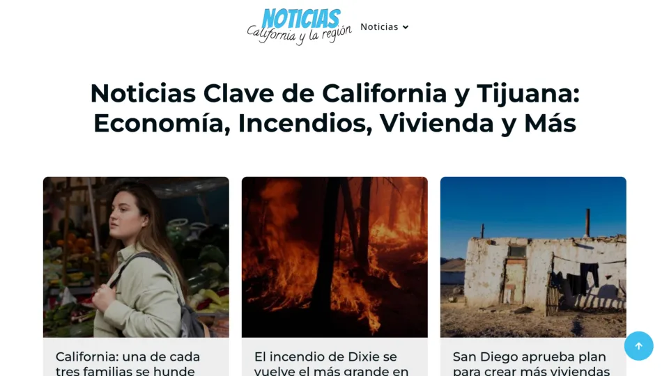 Captura de Monitor económico de Baja California