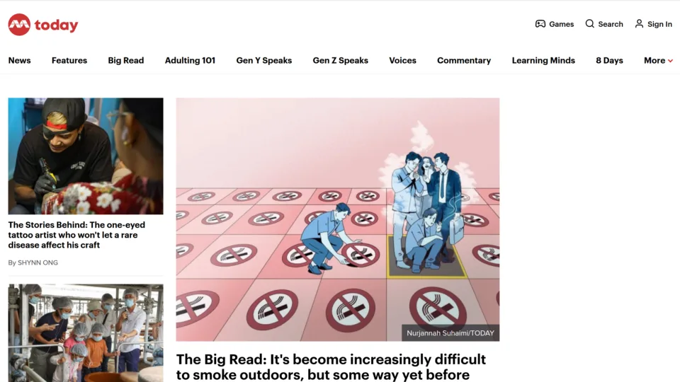 Captura de Today Online