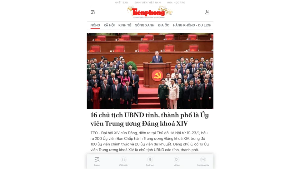Captura de Tien Phong