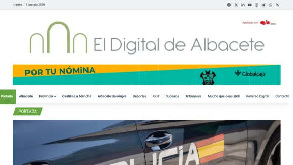 Captura de El Digital de Albacete