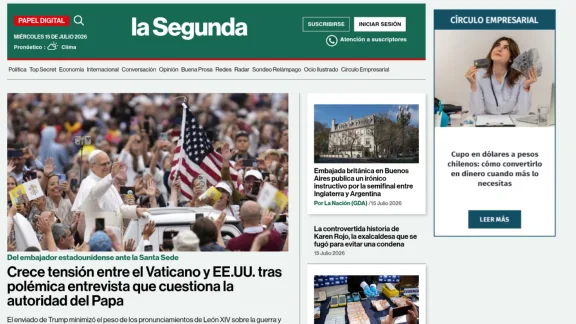 Captura de La Segunda