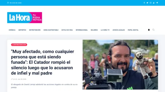 Captura de La Hora