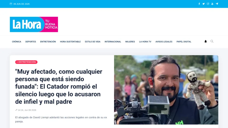 Captura de La Hora