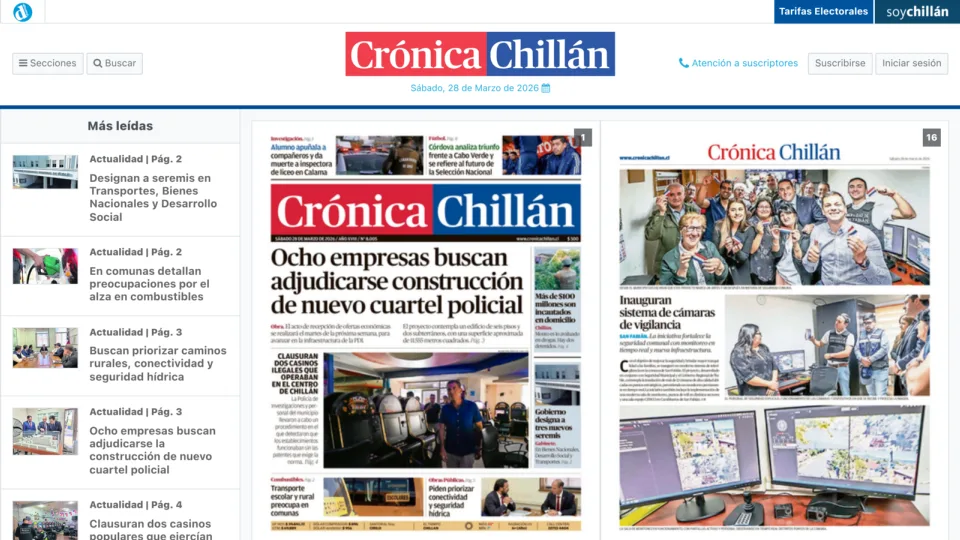 Captura de Crónica Chillán
