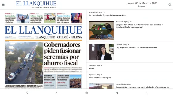 Captura de El Llanquihue