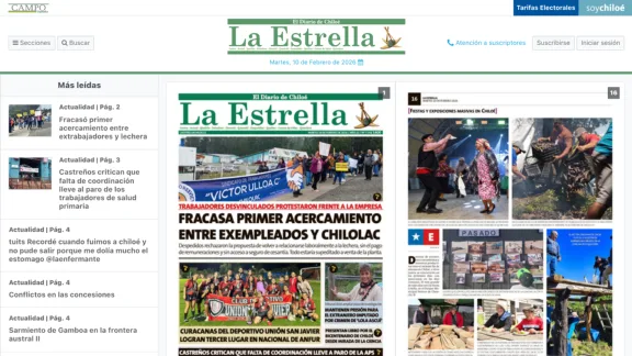 Captura de La Estrella de Chiloé