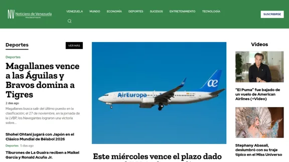 Captura de Noticiero de venezuela