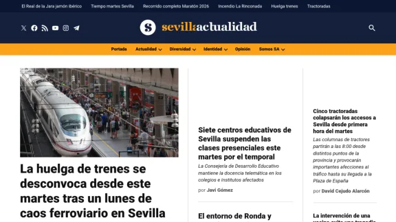Captura de Sevilla Actualidad