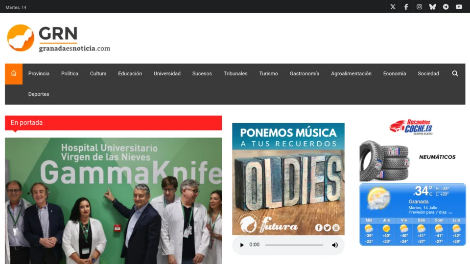 Captura de Granada es noticia