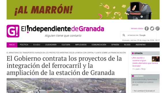 Captura de El Independiente de Granada