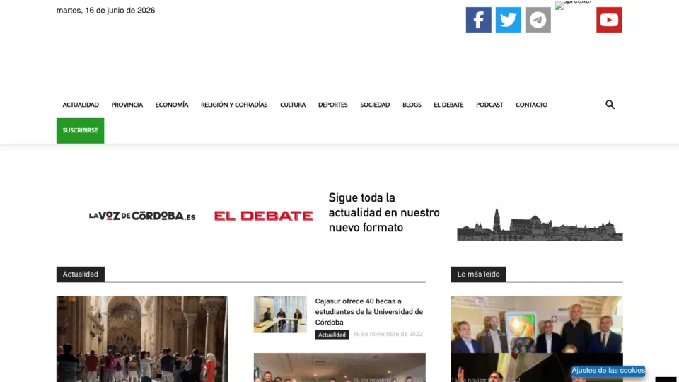 Captura de La Voz de Córdoba