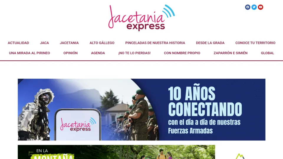 Captura de Jacetania express