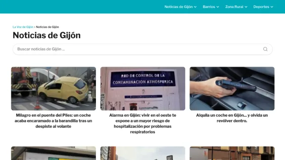 Captura de La Voz de Gijón