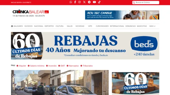Captura de Crónica Balear