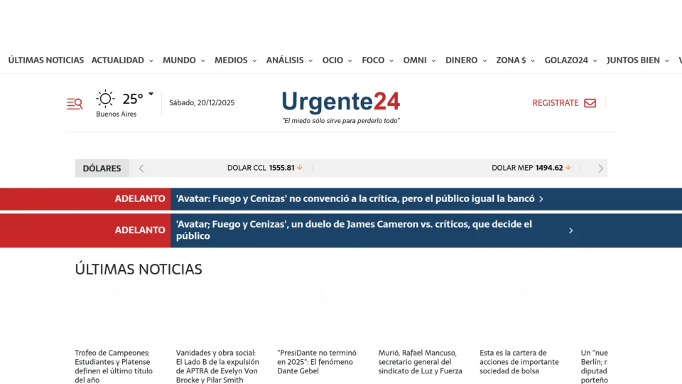 Captura de Urgente 24