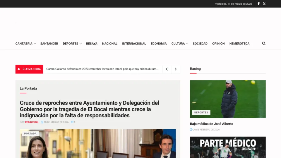 Captura de Cantabria 24 horas