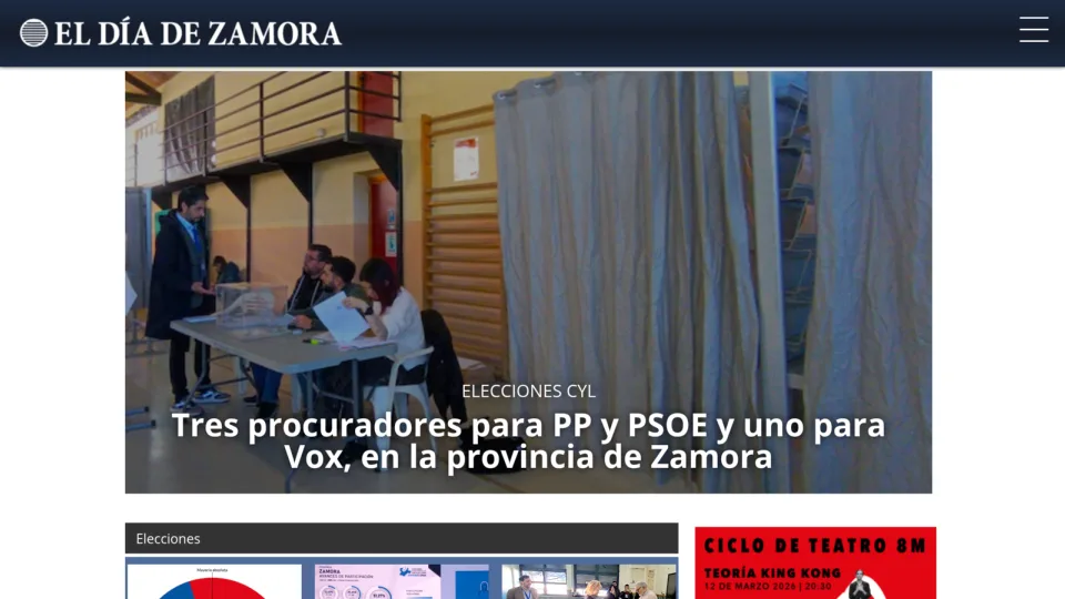 Captura de El Día de Zamora