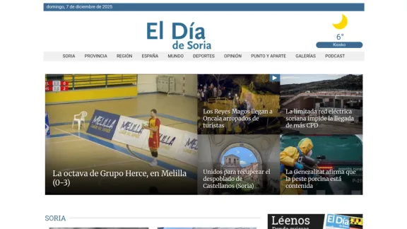 Captura de El Día de Soria