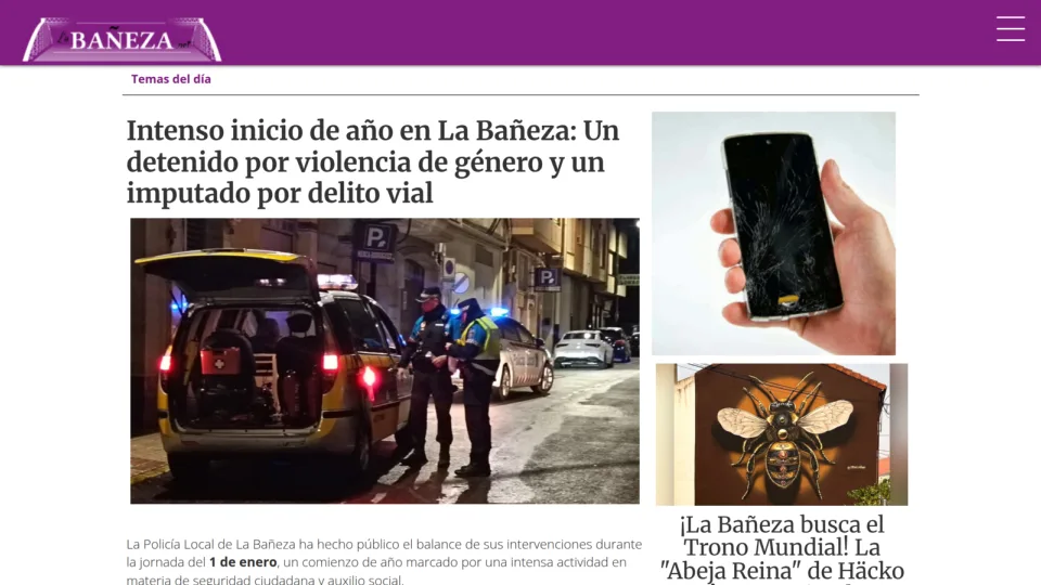 Captura de La Bañeza