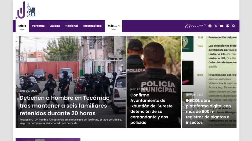 Captura de El Democrata