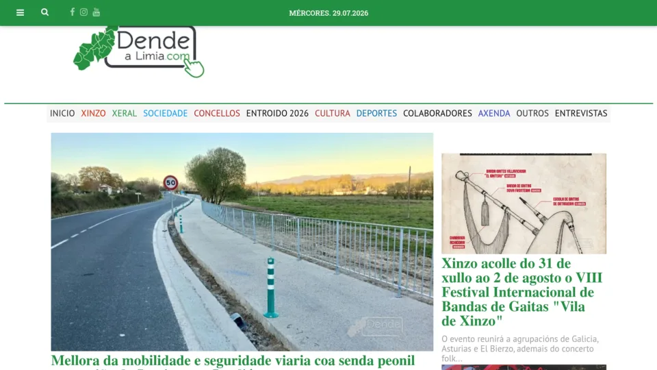 Captura de Dende a Limia