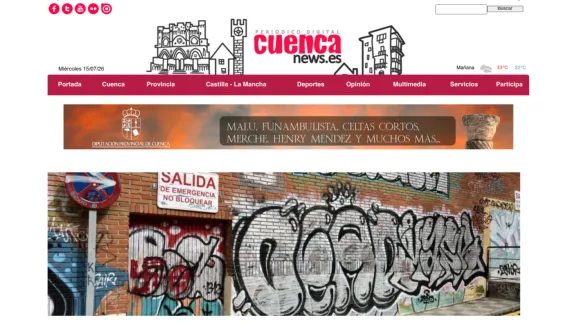 Captura de Cuenca News