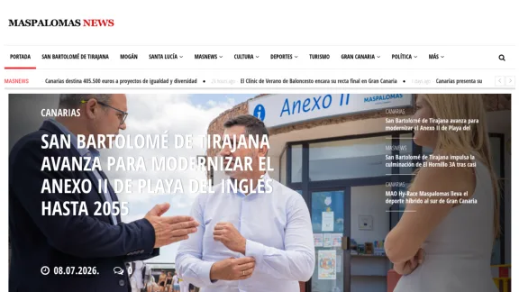 Captura de Maspalomas News