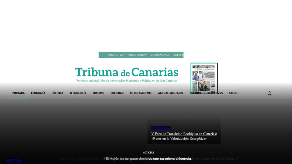 Captura de Tribuna de Canarias