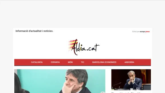 Captura de Aldía.cat