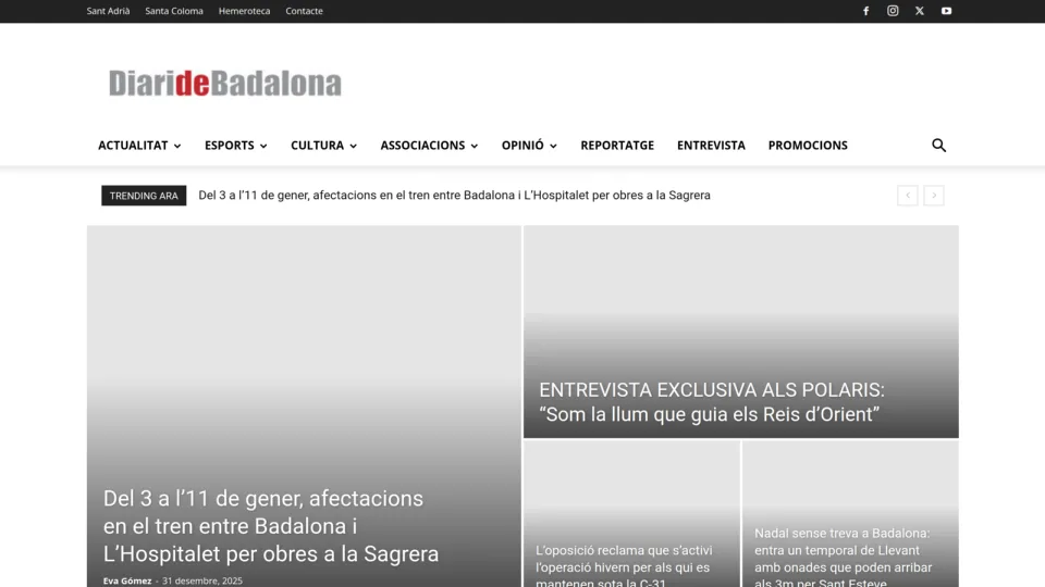 Captura de El Diari de Badalona
