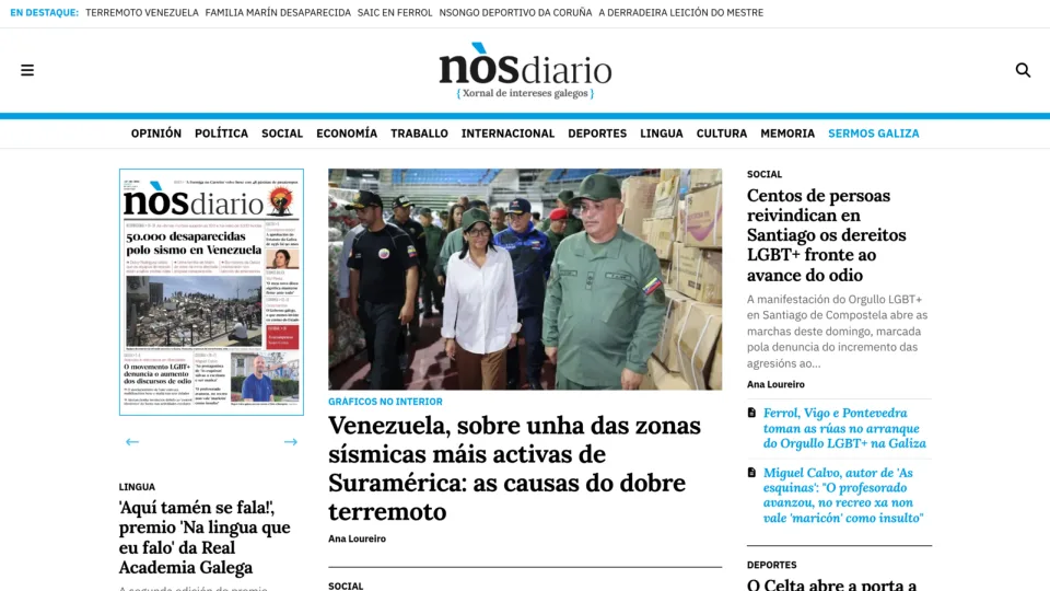 Captura de Nós Diario