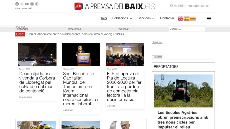 Captura de La Prensa del Baix